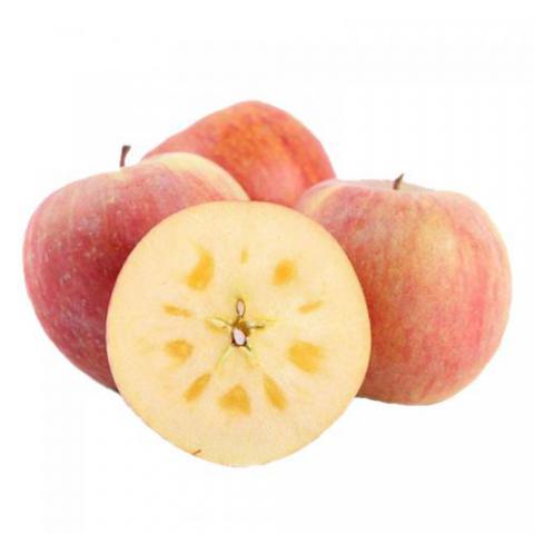 久蓮天然 冰糖心紅富士丑蘋果 10斤中大果帶箱 約20個內【膜袋】新鮮水果應季脆甜多汁 果園現摘發貨 凈重約8.5-9斤