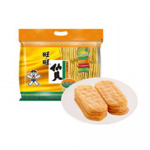 旺旺 仙貝 零食 膨化食品 餅干糕點 家庭裝 400g