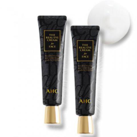 AHC 臻致多效護理眼霜套裝 30ml*2 全臉可涂 改善細紋 淡化黑眼圈 提亮眼周 修護抗皺 凝潤保濕
